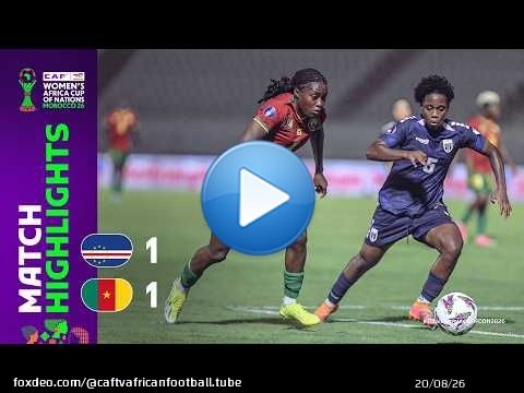 Cap-Vert 1-1 Cameroun | Résumé du match | TotalEnergies WAFCON 2026 | Groupe D