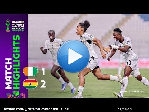 Côte d'Ivoire 1-2 Ghana | Résumé du match | TotalEnergies WAFCON 2026 | Tournoi de barrage de la ...