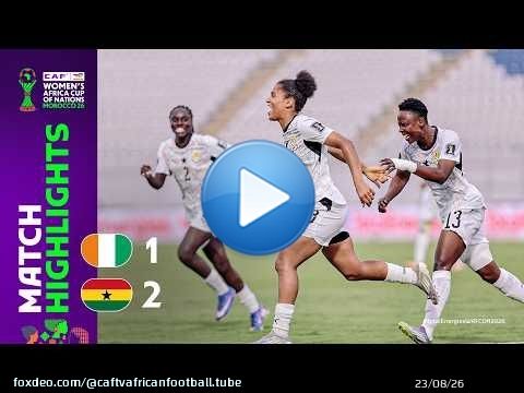 Côte d'Ivoire 1-2 Ghana | Résumé du match | TotalEnergies WAFCON 2026 | Tournoi de barrage de la ...