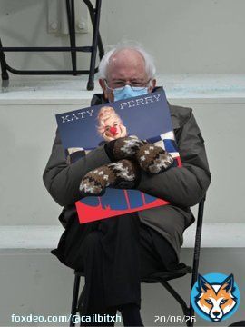 BREAKING: The Media Tried To Cover Up What Bernie Was Really Holding In His Hands At The #Inauguration2021 #KatyCats