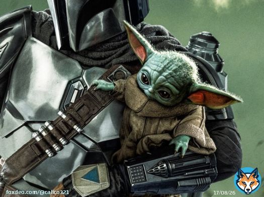 Can we just talk about how excited #Grogu looks on the poster!? Baby boy is ready to fight at papa's side. Maybe dad can give him a mini viboro-blade?  #DinDjarin #TheMandalorian #littlestMandalorian #MandalorianSeason3 #Grogang