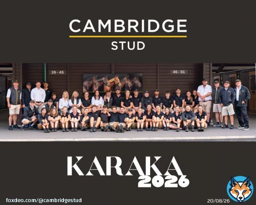 That’s a wrap on a mammoth NZB Karaka 2026 National Yearling Sale. We are proud to add a 33rd leading vendor title to Cambridge Stud’s record. We couldn’t have done it without our awesome team and the support of all the bidders on our horses. @KarakaChat