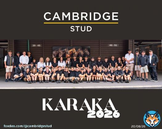 That’s a wrap on a mammoth NZB Karaka 2026 National Yearling Sale. We are proud to add a 33rd leading vendor title to Cambridge Stud’s record. We couldn’t have done it without our awesome team and the support of all the bidders on our horses. @KarakaChat