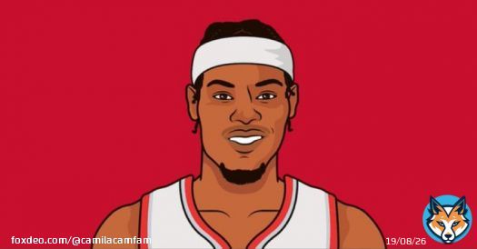Cam Reddish in 37 minutes tonight: 16 Pts 5 Reb 3 Ast 2 Stl 2 To 7/13 FG (53.8%) 2/4 3pt (50%) #CamFam #RipCity #TrailBlazers