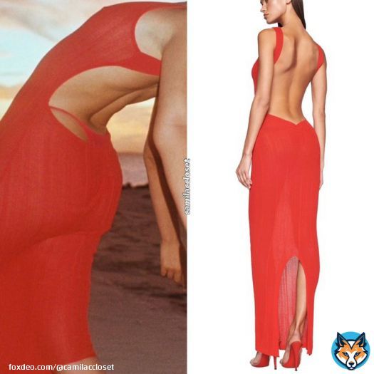 #CamilaCabello wore an #IAmGia dress ($110) and a pair of #FrankiesBikinis bikini bottoms ($85) on instagram stories!