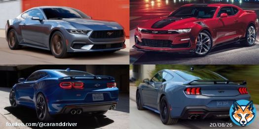 How the 2024 @Ford Mustang stacks up against the @Chevrolet Camaro: