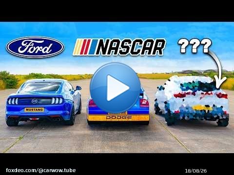 Dodge NASCAR v Ford Mustang v ???: DRAG RACE