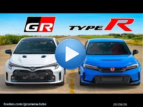 Toyota GR Corolla contre Honda Civic Type R&nbsp;: course de dragsters