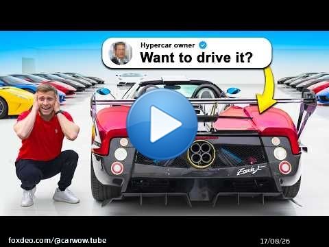 He let me drive ANY hypercar I wanted!