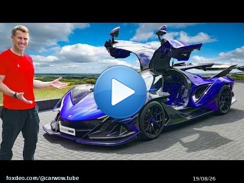I got to drive any hypercar I wanted!