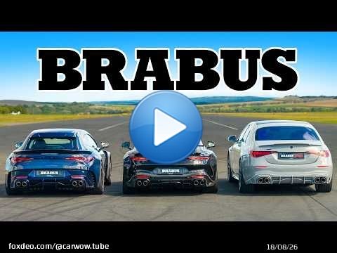 NEW Brabus Rocket GTS v Brabus AMG GT v AMG S63: DRAG RACE