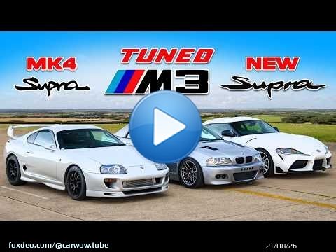 Tuned Supra v 2JZ-swap BMW M3: DRAG RACE