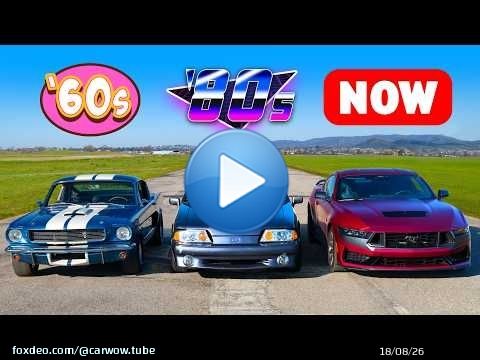 Ford Mustang from 1966 to 2026: 60 Years of DRAG RACING!