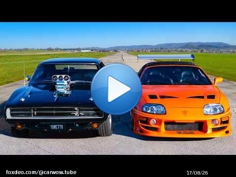 Fast & Furious Toyota Supra v Dodge Charger: DRAG RACE