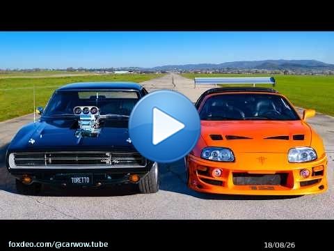 Fast & Furious Toyota Supra v Dodge Charger: DRAG RACE