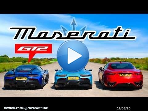 New GT2 v EVERY Maserati: DRAG RACE
