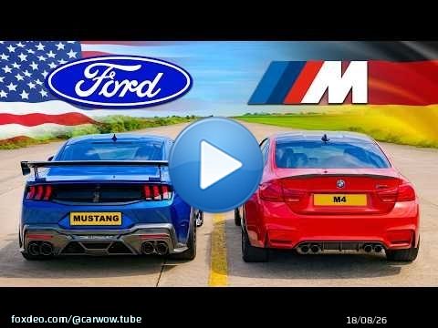 Is USA HP less than German HP? Mustang v M4 DRAG RACE