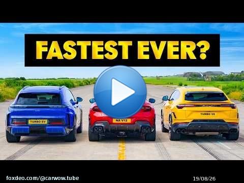 Can anything beat a 1,150hp Porsche Cayenne EV in a DRAG RACE?