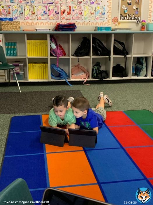 When you&rsquo;re busy running a reading group and you look over and see this.  #buddyreading #welovetoread #secondgrade #BurtonExperience  @wrbschool  @MrsBoudreauxWRB