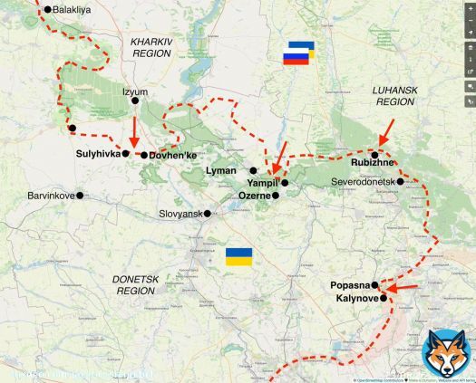 Вчера украинскими воинами были успешно отбиты все попытки рашистов продвинуться в направлениях Рубежне, Попасна и Ямполя. Понеся потери российские фашисты отступили. / #Украина  \ud83c\uddfa\ud83c\udde6 \ud83d\udcaa