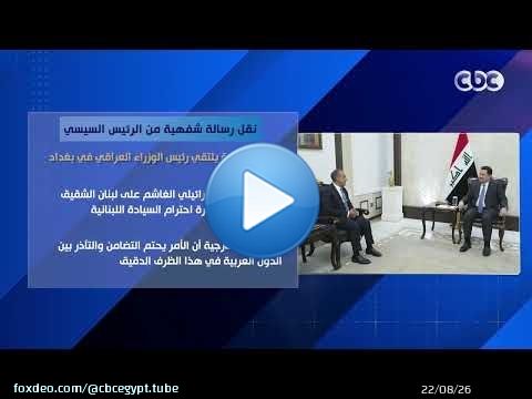 نقل رسالة شفهية من الرئيس السيسي.. وزير الخارجية يلتقي رئيس الوزراء العراقي في بغداد