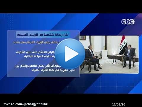 نقل رسالة شفهية من الرئيس السيسي.. وزير الخارجية يلتقي رئيس الوزراء العراقي في بغداد