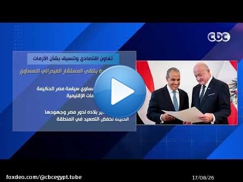 تعاون اقتصادي وتنسيق بشأن الأزمات.. وزير الخارجية يلتقي المستشار الفيدرالي النمساوي