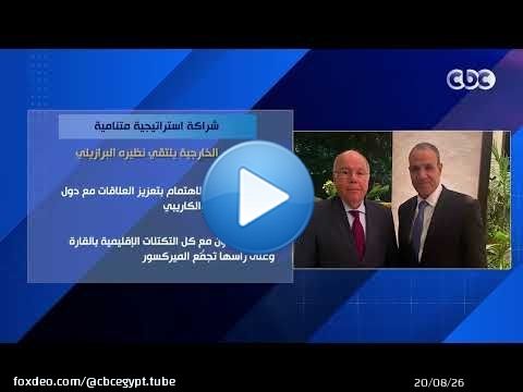 شراكة استراتيجية متنامية.. وزير الخارجية يلتقي نظيره البرازيلي