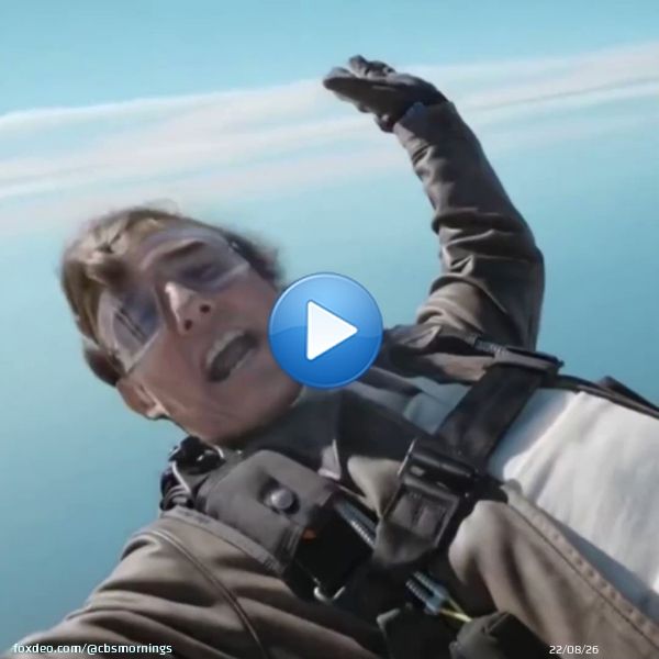 Tom Cruise is wishing fans a safe and happy holiday season &mdash; while jumping out of a plane during filming for the latest &ldquo;Mission Impossible.&rdquo;