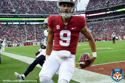 Bryce Young's 4 total touchdowns in the first half of the #IronBowl are tied for MOST in a first half vs an SEC team in his career