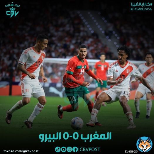 نهاية المباراة بالتعادل بدون أهداف