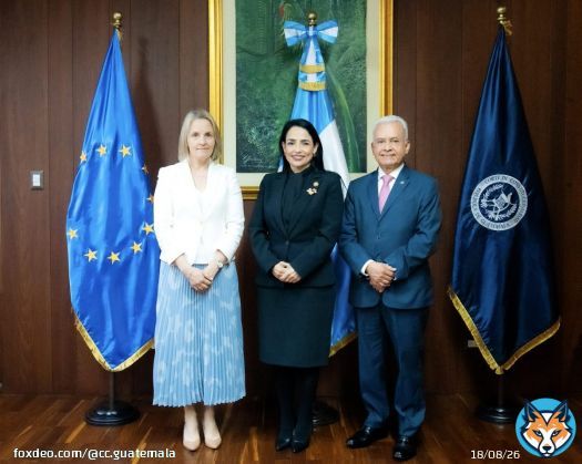 La Magistrada Presidente de la Corte de Constitucionalidad, Doctora Leyla Susana Lemus Arriaga, recibió la visita de la misión de acompañamiento de la Unión Europea, en el marco de los procesos de selección y nominación que se realizarán en Guatemalael año próximo.