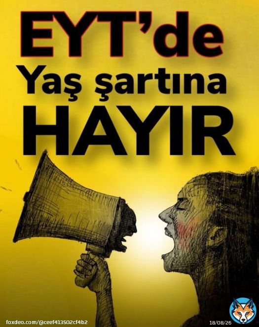 Sayın @RTErdogan Sayın @vedatbilgn Sayın @NureddinNebati Bu g&uuml;n yapacaginiz a&ccedil;ıklama ile milyonlar olarak Bayram yapmak istiyoruz. Burada imkanınız var verin bizlere m&uuml;jdeyi bitsin bu &ccedil;ilemiz   #EYTKabineyeSesleniyor @EYTLEVENTATACA1