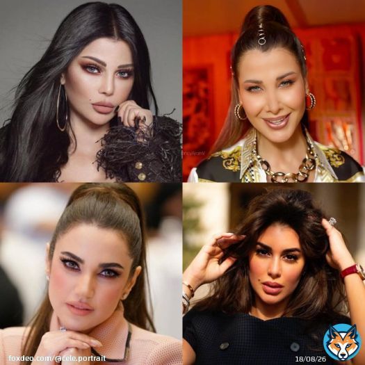 قائمة أجمل النساء في العالم العربي ضمت #هيفاء_وهبي #نانسي_عجرم #ياسمين_صبري #درة_زروق حسب موقع رانكر الأمريكي  @NancyAjram @HaifaWehbe @dorra_zarrouk @yasminesabri #CelebritiesPortrait