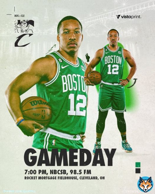 TONIGHT  Celtics at @cavs    7:00 PM  @NBCSBoston   @985TheSportsHub   #BleedGreen