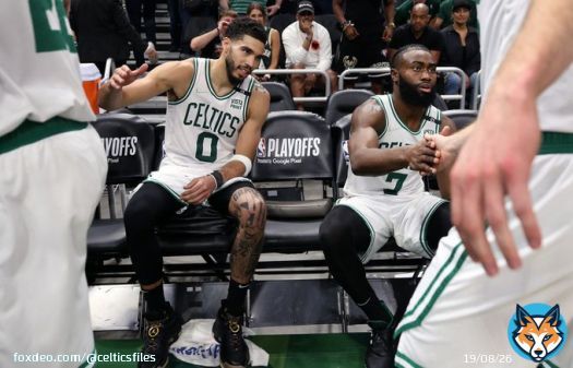 #Celtics scoring leaders by quarter in the playoffs: 1Q: Jaylen Brown, 7.7 PPG 2Q: Jayson Tatum, 7.0 PPG 3Q: Jaylen Brown, 6.8 PPG 4Q: Jayson Tatum, 6.3 PPG