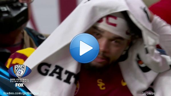 Lots of emotions for Caleb Williams after their loss tonight.