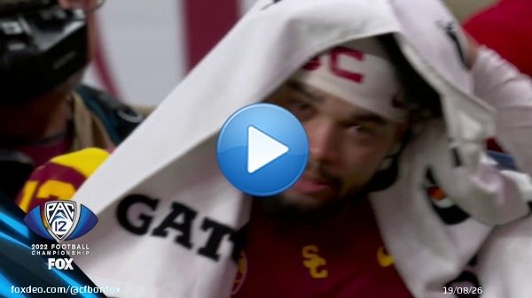 Lots of emotions for Caleb Williams after their loss tonight.