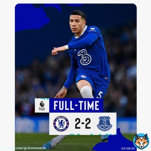 Chelsea vs Everton Full Time  #CheEve  2-2 [FT]