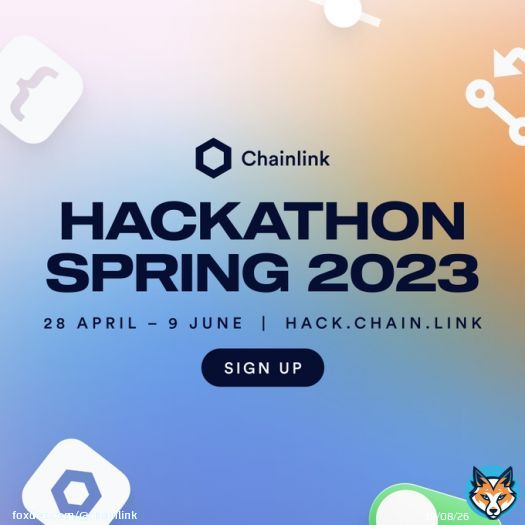 The #Chainlink Spring 2023 Hackathon is open for registration   - Compete for $400K in prizes - Attend expert-run workshops - Connect with the best in #Web3  Sign up to help build the next generation of #dApps