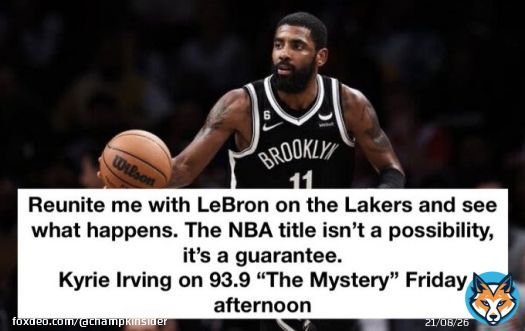 Breaking: Kyrie Irving requests trade and wants to reunite with LeBron James.