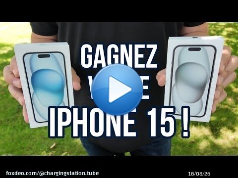 CONCOURS - Gagnez votre iPhone 15 gr&acirc;ce &agrave; Charging Station !