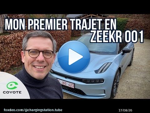Premier Trajet : mes 41 premiers kilomètres au volant de la Zeekr 001 !