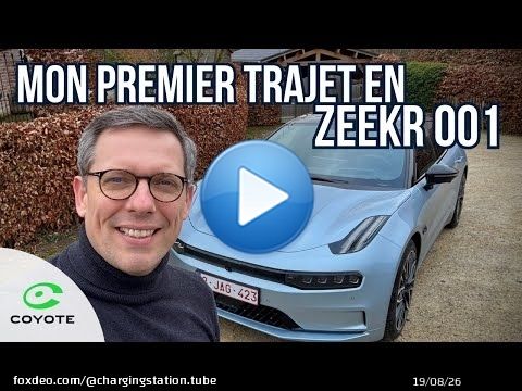 Premier Trajet : mes 41 premiers kilomètres au volant de la Zeekr 001 !