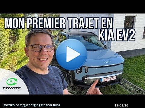 Premier Trajet : mes 25 premiers kilomètres au volant du Kia EV2 !