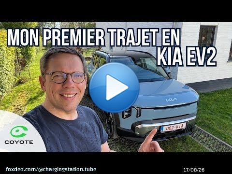 Premier Trajet : mes 25 premiers kilomètres au volant du Kia EV2 !