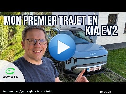 Premier Trajet : mes 25 premiers kilomètres au volant du Kia EV2 !
