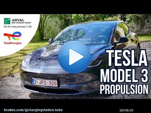 Une semaine au volant de la Tesla Model 3 Propulsion, la plus accessible des Tesla !