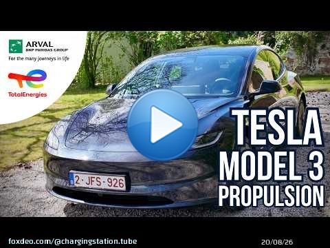 Une semaine au volant de la Tesla Model 3 Propulsion, la plus accessible des Tesla !