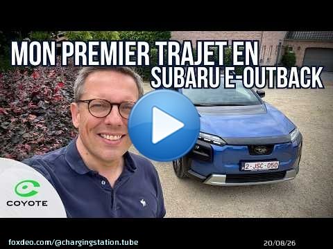 Mes 33 premiers kilomètres au volant du Subaru E-Outback !